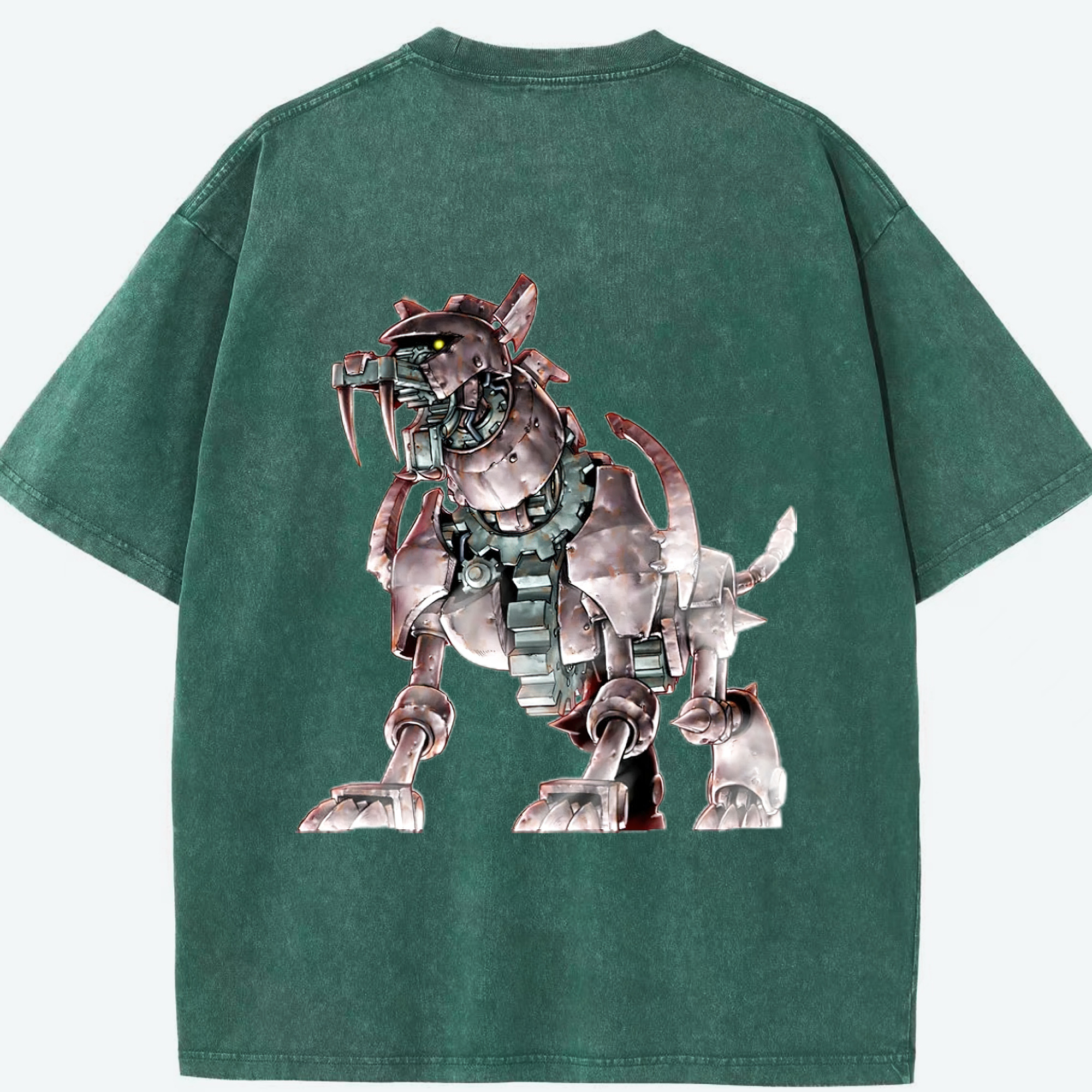 （画像用） 遊☆戯☆王 Yu-Gi-Oh! 綿100% ヴィンテージ風 半袖Tシャツ（背面プリント）